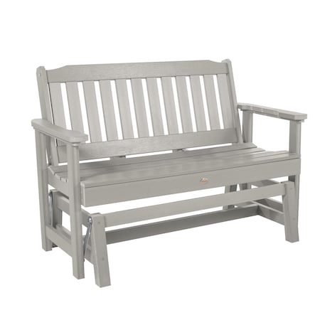 Highwood Usa 4ft Lehigh Gliding Bench Outdoor Furniture for Patio, Backyard, Garden AD-GLBENLH2-HGR